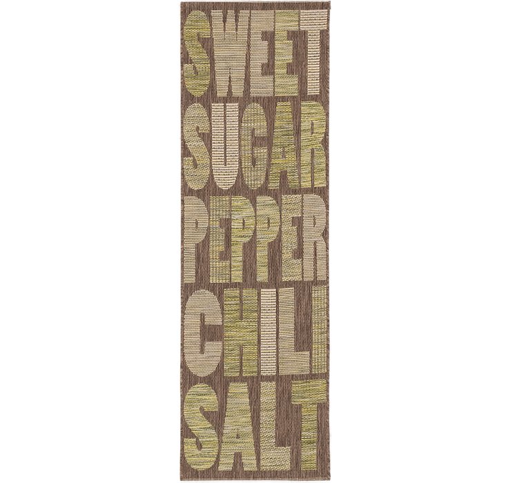 1' 10 x 6' Outdoor Modern Runner Rug