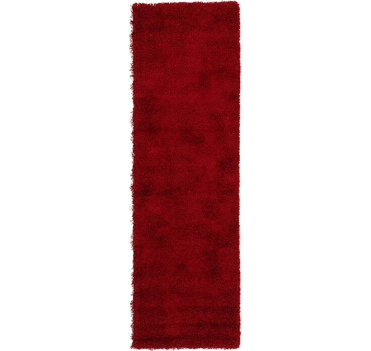 70cm x 230cm Solid Shag Runner Rug