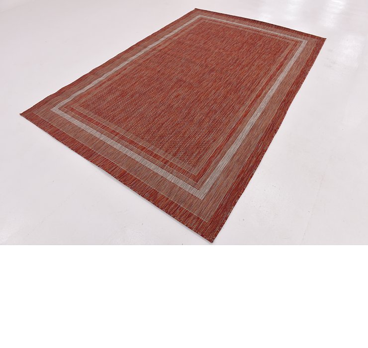 6' x 9' Outdoor Border Rug