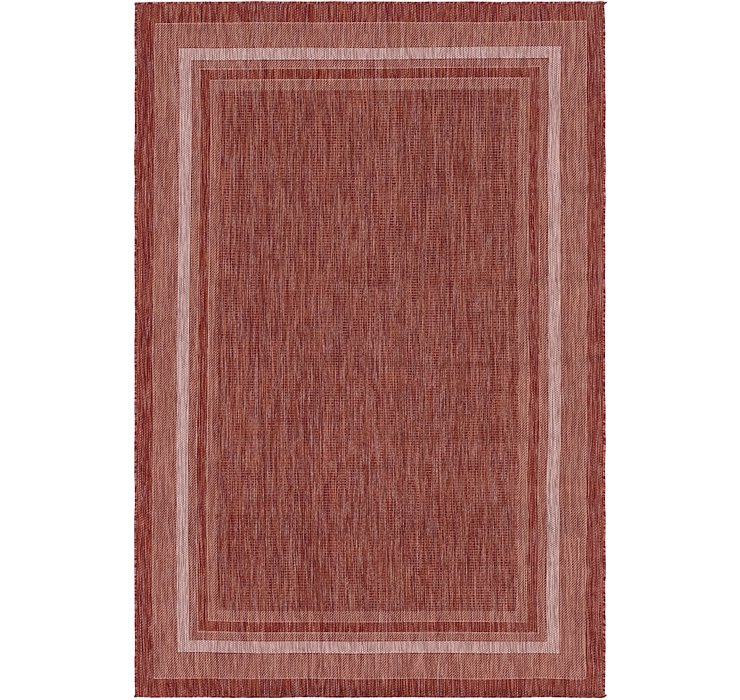 6' x 9' Outdoor Border Rug