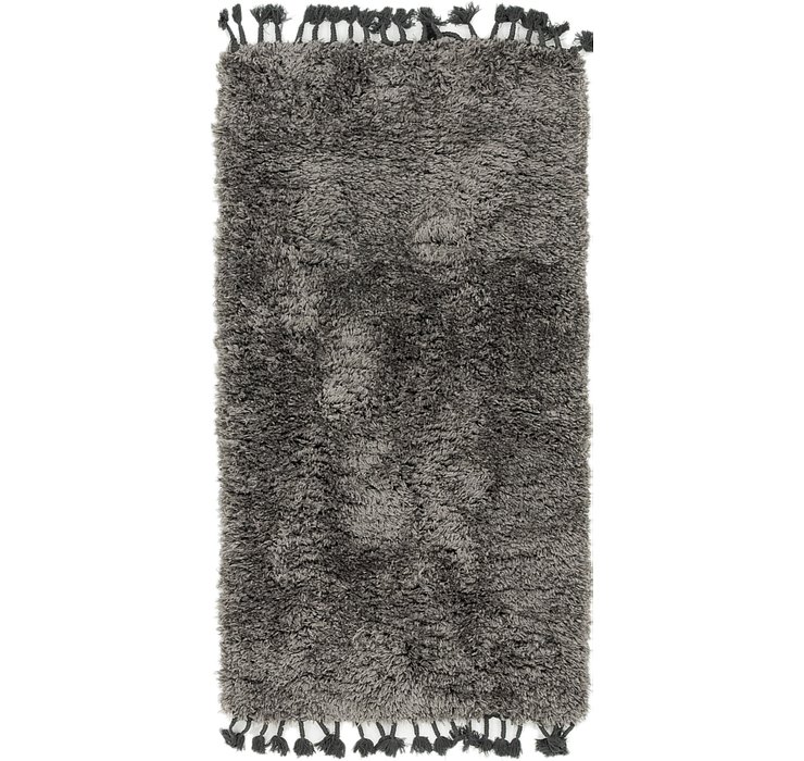 85cm x 152cm Luxe Solid Shag Rug