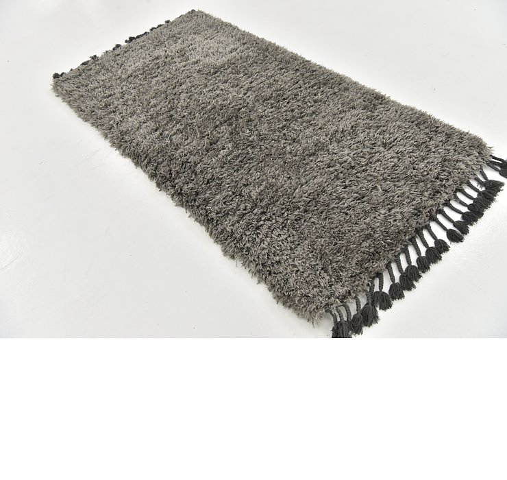 2' 8 x 5' Solid Shag Rug