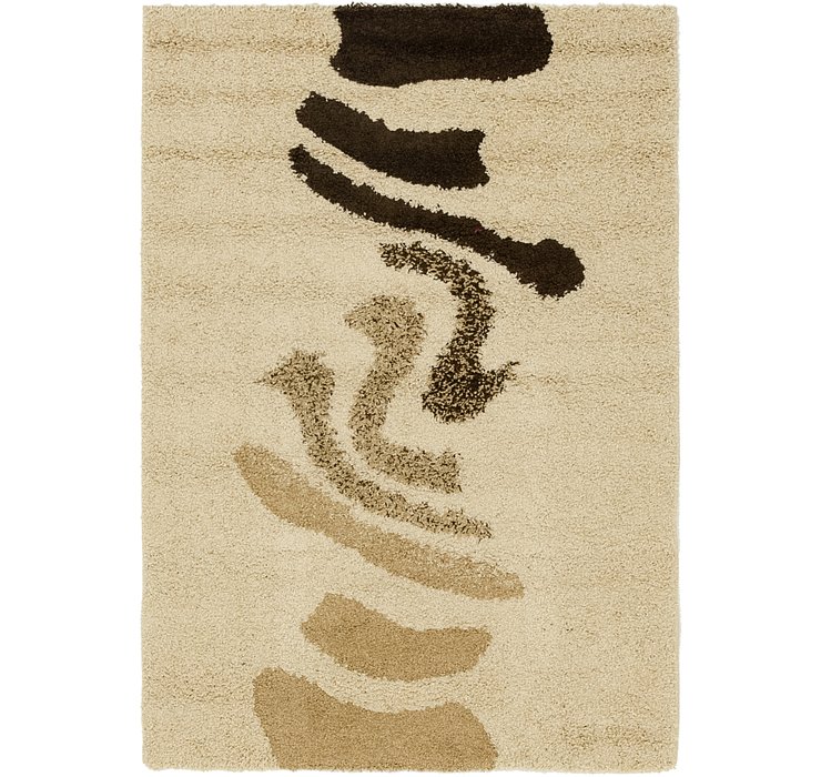 4' x 5' 7 Textured Shag Rug