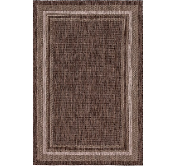 6' x 9' Outdoor Border Rug