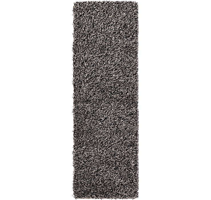 2' 3 x 7' 4 Textured Shag Runner Rug