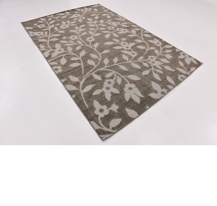 6' x 9' Outdoor Botanical Rug