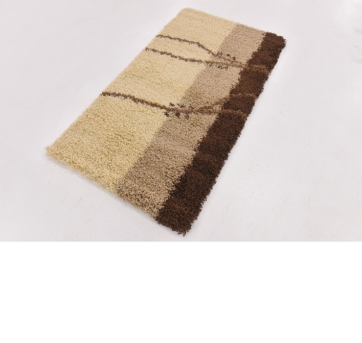 2' 9 x 5' Multi-Tone Shag Rug