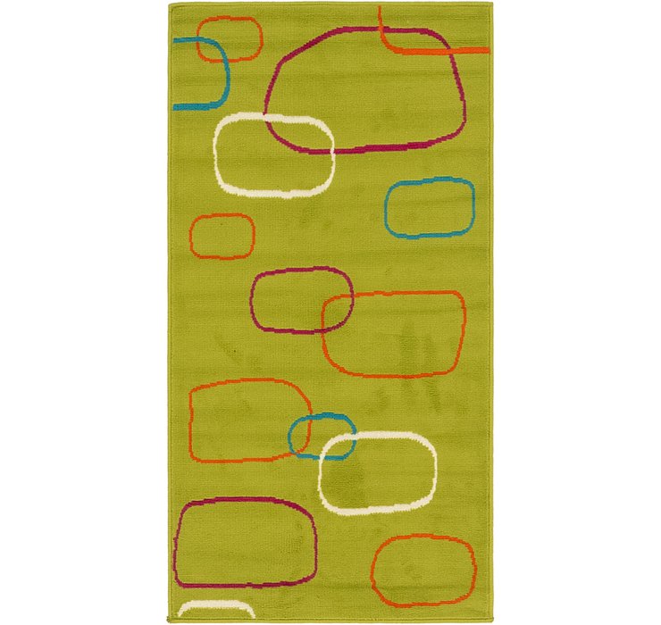 2' 7 x 5' Reproduction Gabbeh Rug