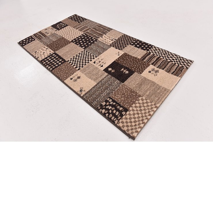 2' 7 x 4' 10 Reproduction Gabbeh Rug