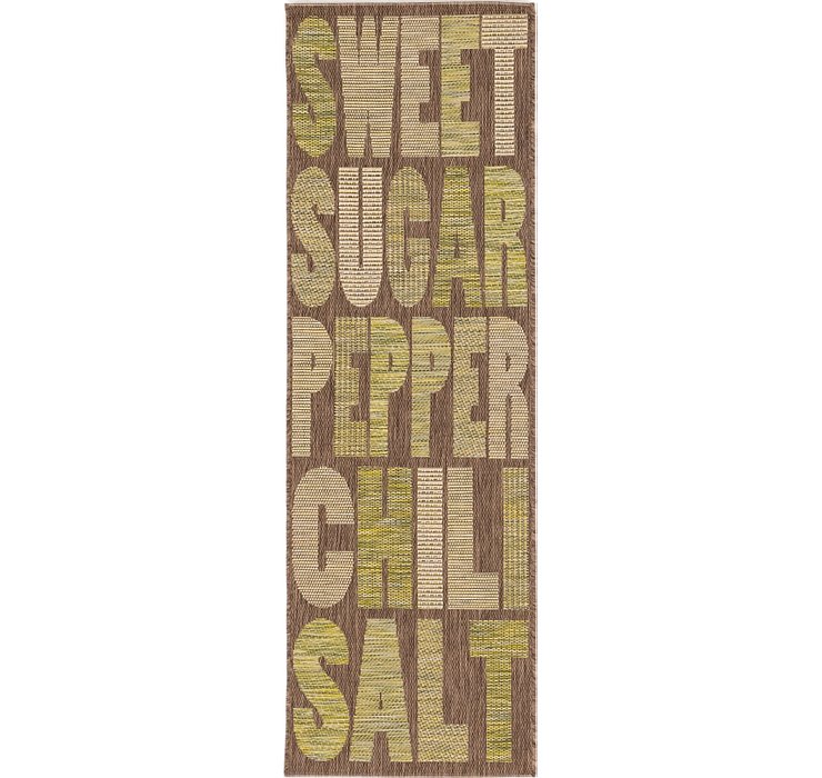 2' x 6' Outdoor Modern Runner Rug