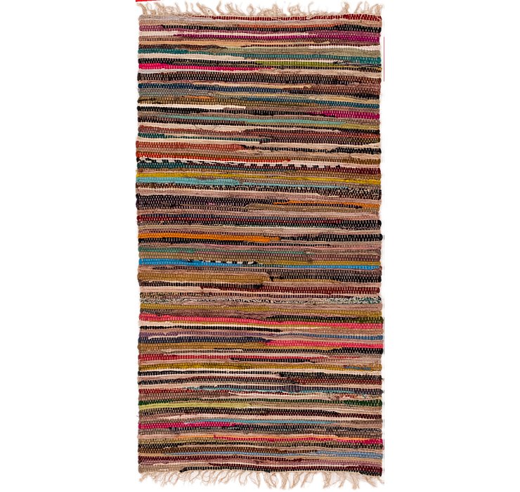 75cm x 140cm Chindi Cotton Rug