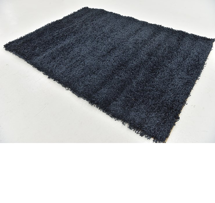 4' x 5' 8 Solid Shag Rug