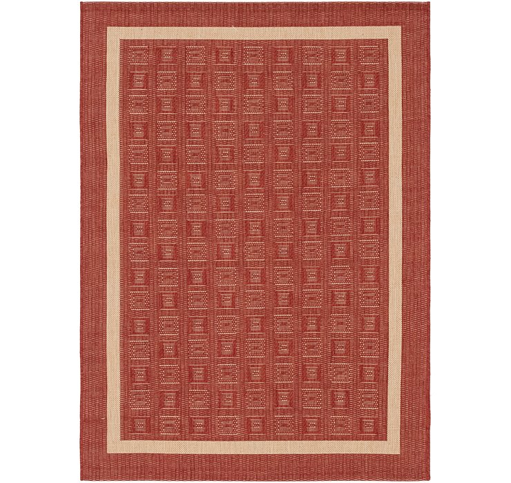 4' x 5' 7 Outdoor Border Rug