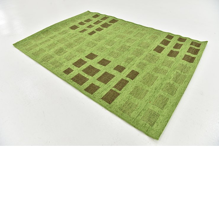 4' x 5' 7 Outdoor Border Rug