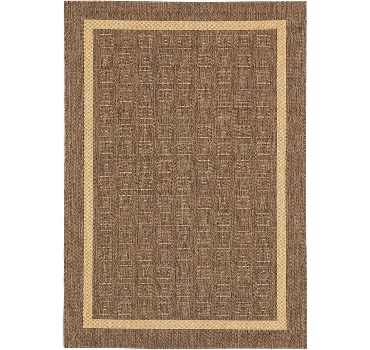 4' x 5' 7 Outdoor Border Rug