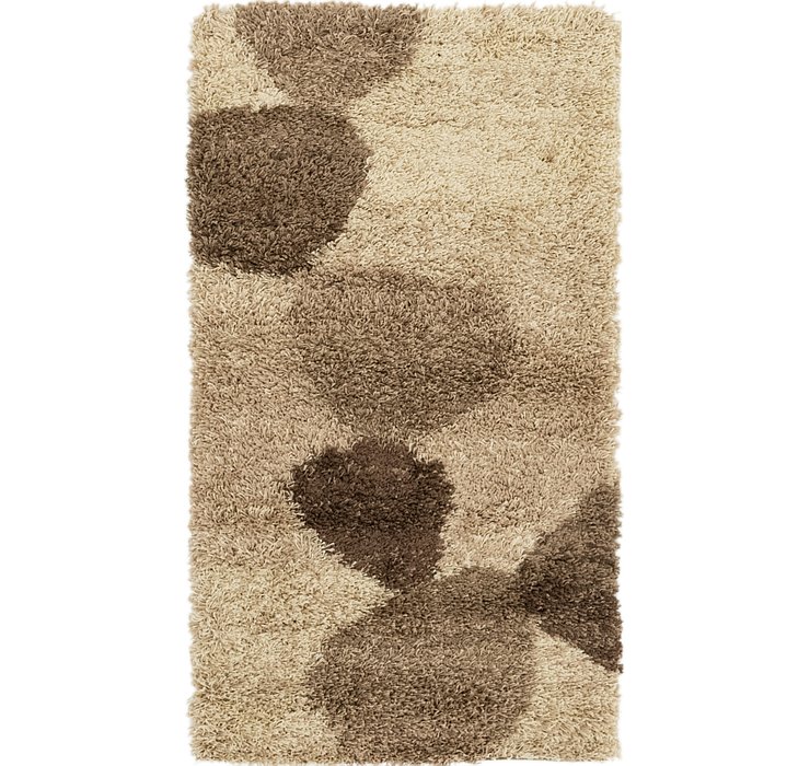 2' 8 x 4' 10 Textured Shag Rug