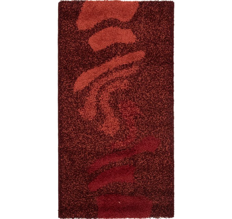 2' 8 x 4' 10 Textured Shag Rug