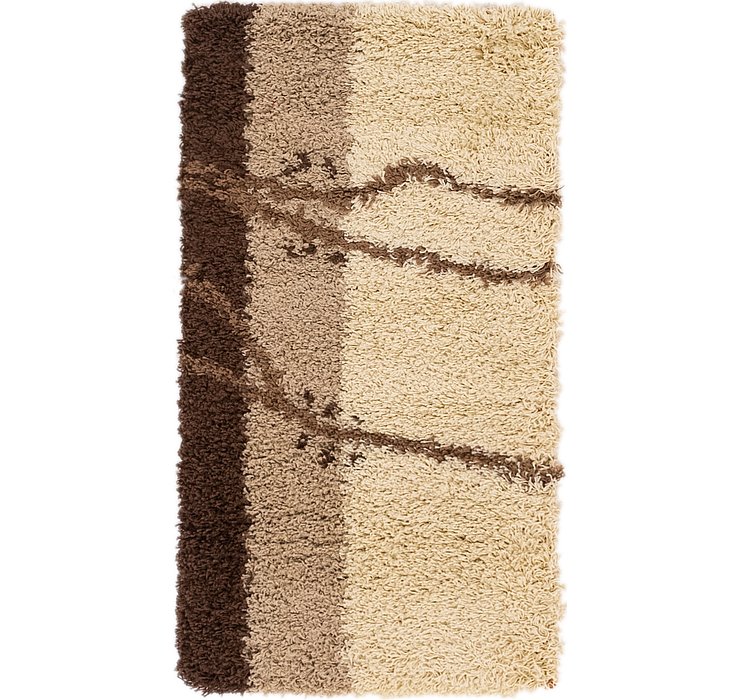 70cm x 275cm Multi-Tone Shag Rug