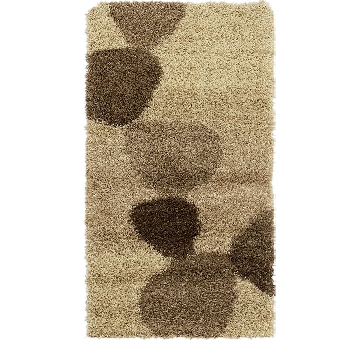 2' 8 x 4' 10 Textured Shag Rug