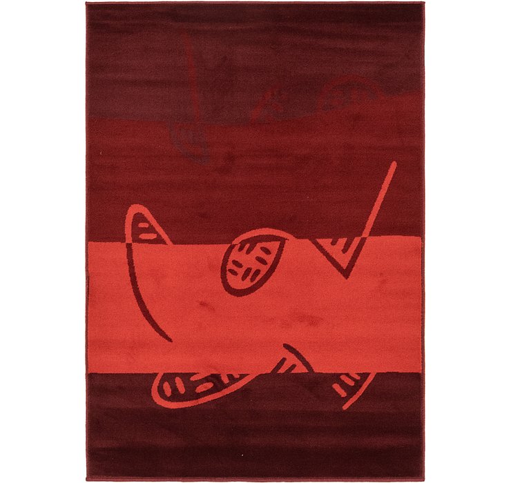 4' x 5' 8 Reproduction Gabbeh Rug