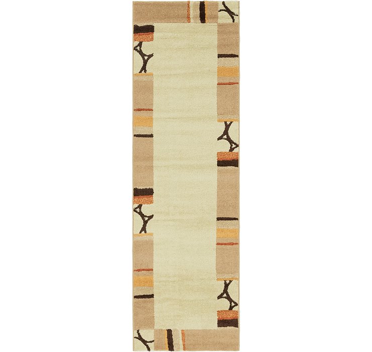 2' 2 x 7' 5 Reproduction Gabbeh Run...