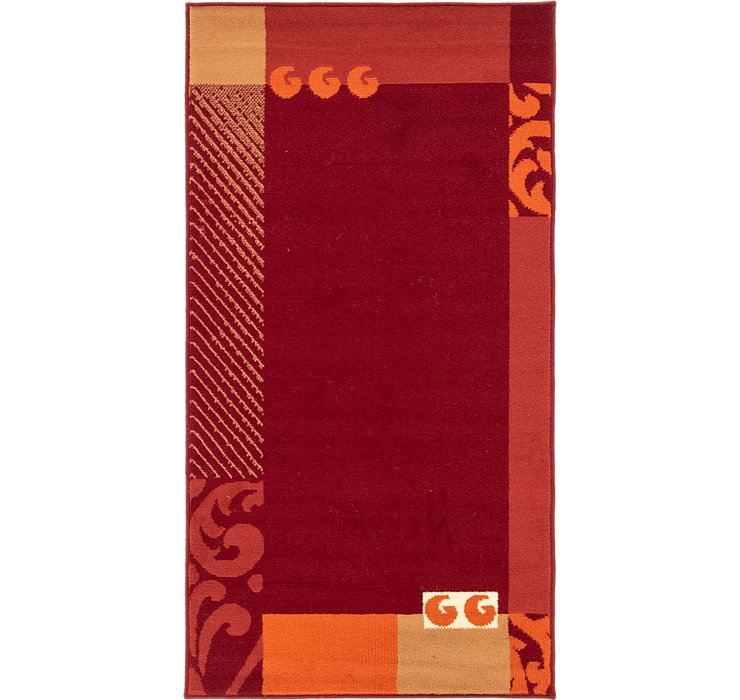 2' 7 x 4' 10 Reproduction Gabbeh Rug