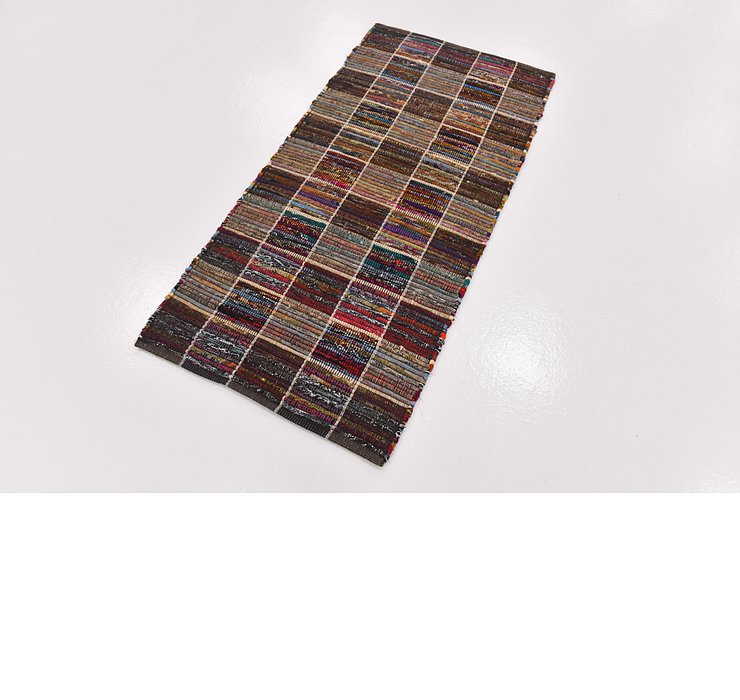 2' 5 x 4' 8 Chindi Cotton Rug