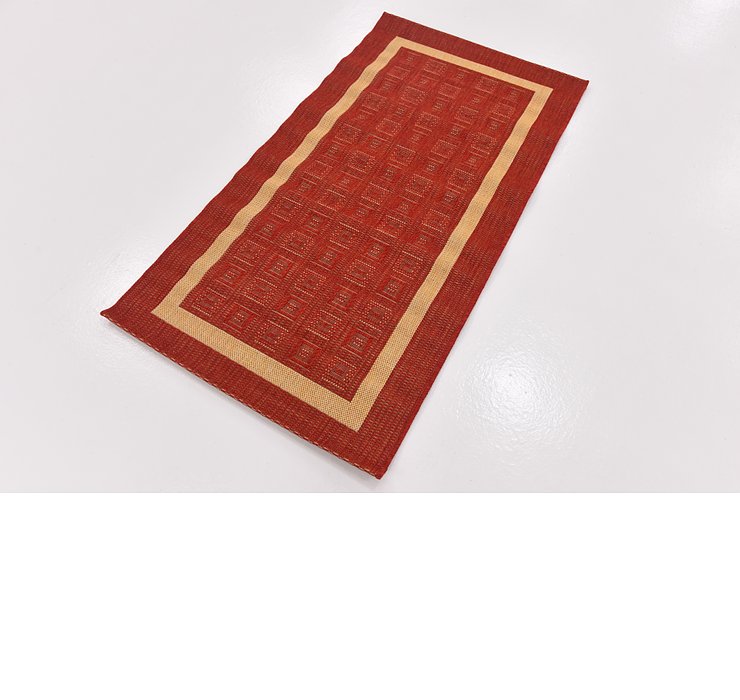 2' 7 x 4' 9 Outdoor Border Rug