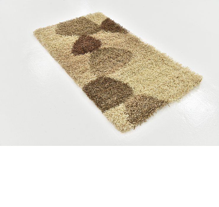 2' 8 x 5' Multi-Tone Shag Rug