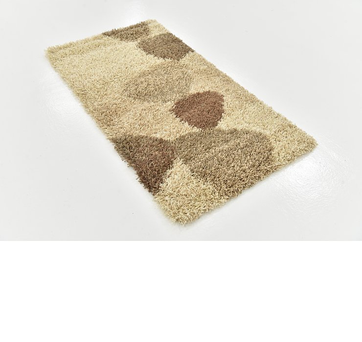 2' 9 x 5' Multi-Tone Shag Rug