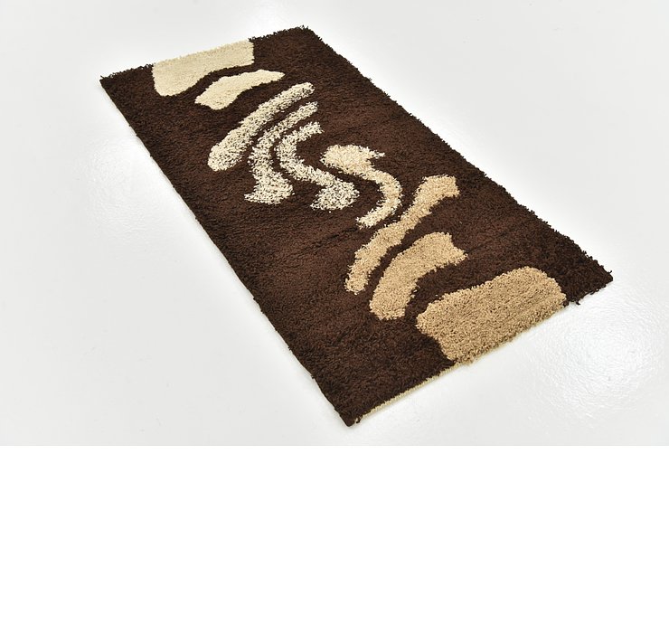 2' 8 x 5' Multi-Tone Shag Rug
