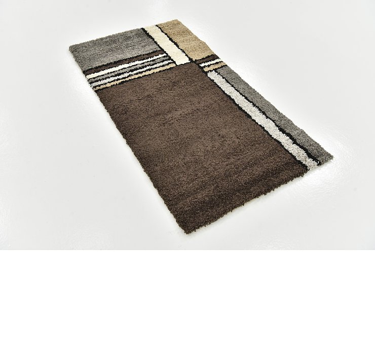 2' 8 x 5' Multi-Tone Shag Rug