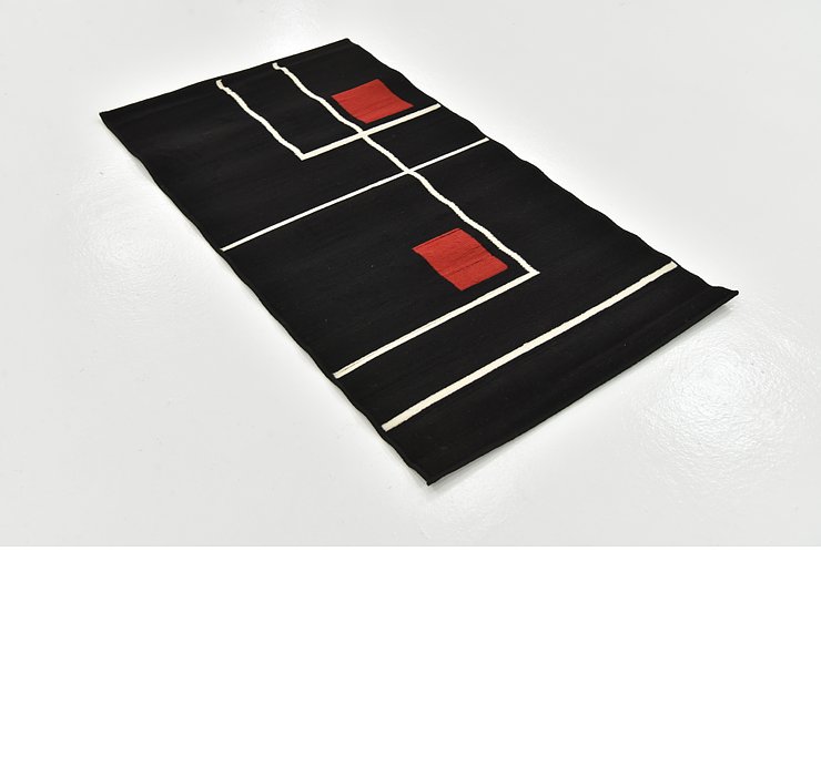 2' 7 x 4' 10 Reproduction Gabbeh Rug