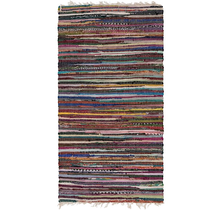75cm x 140cm Chindi Cotton Rug