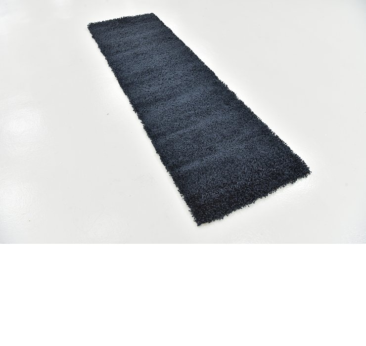 2' 3 x 7' 5 Solid Shag Runner Rug
