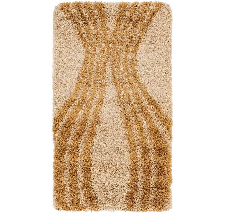 2' 9 x 5' Multi-Tone Shag Rug