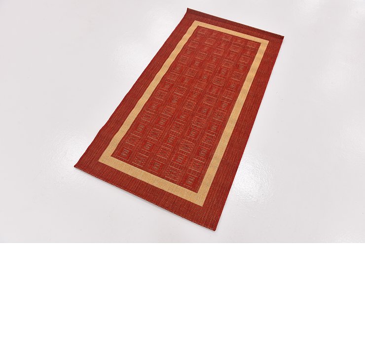 2' 7 x 4' 10 Outdoor Border Rug