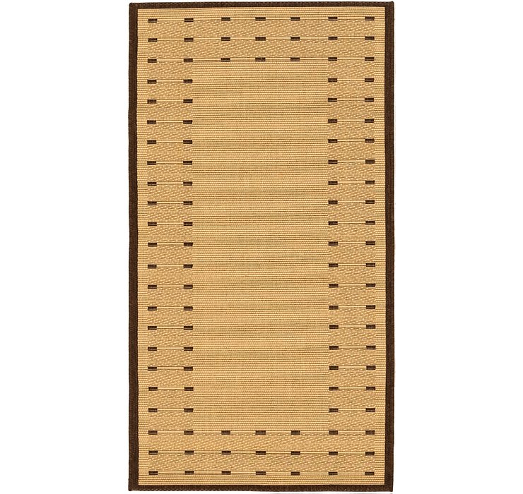 2' 7 x 4' 10 Outdoor Border Rug