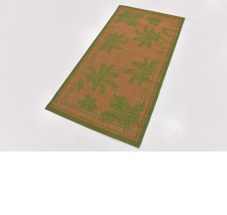 2' 7 x 5' Outdoor Botanical Rug