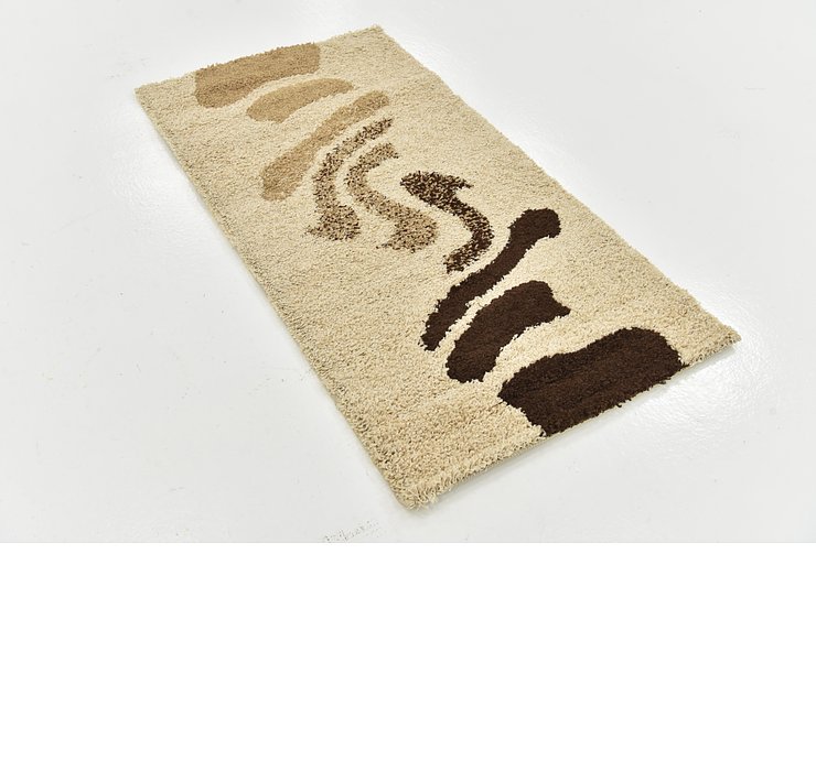 2' 8 x 5' Multi-Tone Shag Rug