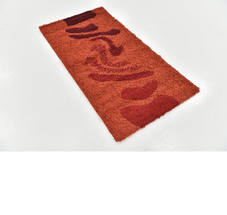 2' 7 x 5' Multi-Tone Shag Rug