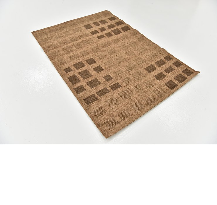 4' x 5' 7 Outdoor Border Rug