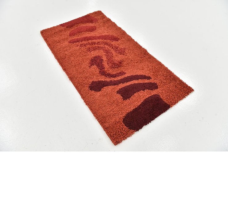 2' 7 x 5' Multi-Tone Shag Rug