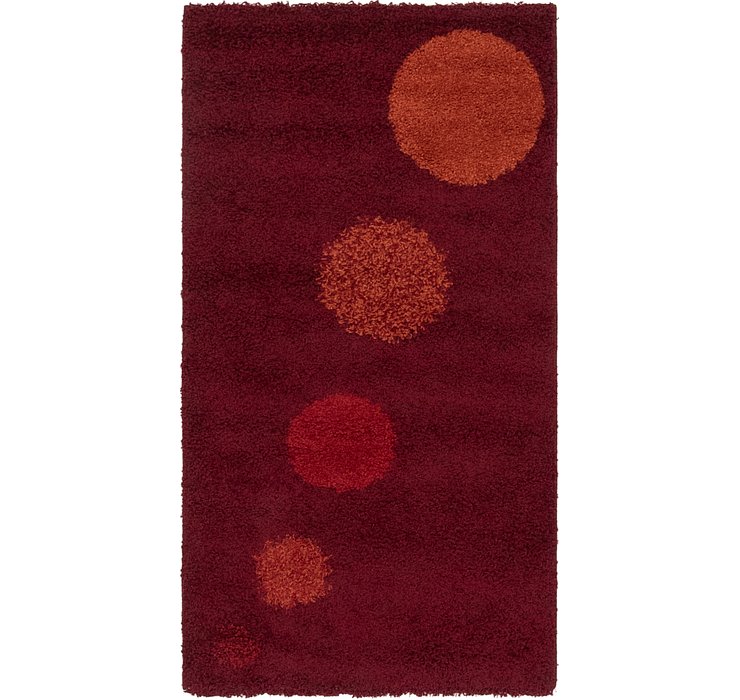 2' 8 x 4' 10 Multi-Tone Shag Rug