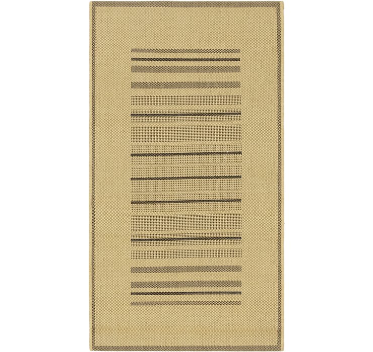 2' 7 x 4' 9 Outdoor Border Rug