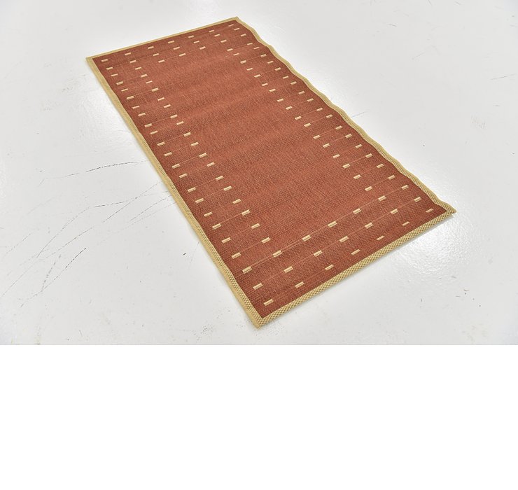 2' 7 x 4' 10 Outdoor Border Rug