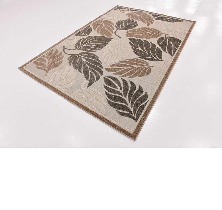 6' x 9' Outdoor Botanical Rug