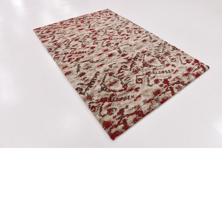 5' 3 x 7' 7 Multi-Tone Shag Rug