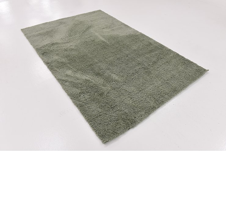 5' 2 x 8' Solid Shag Rug