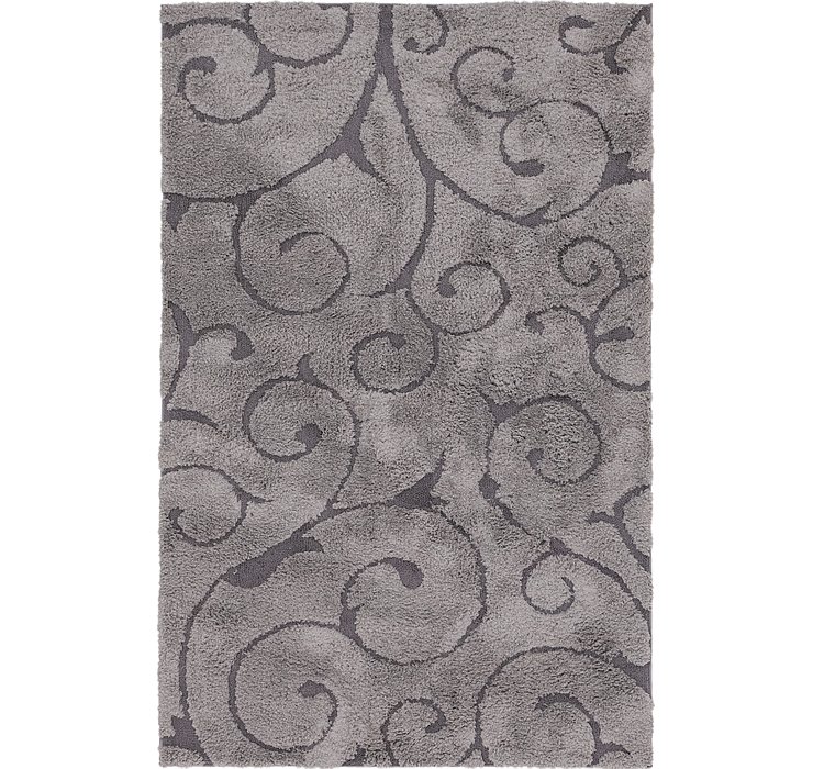 5' x 8' Textured Shag Rug